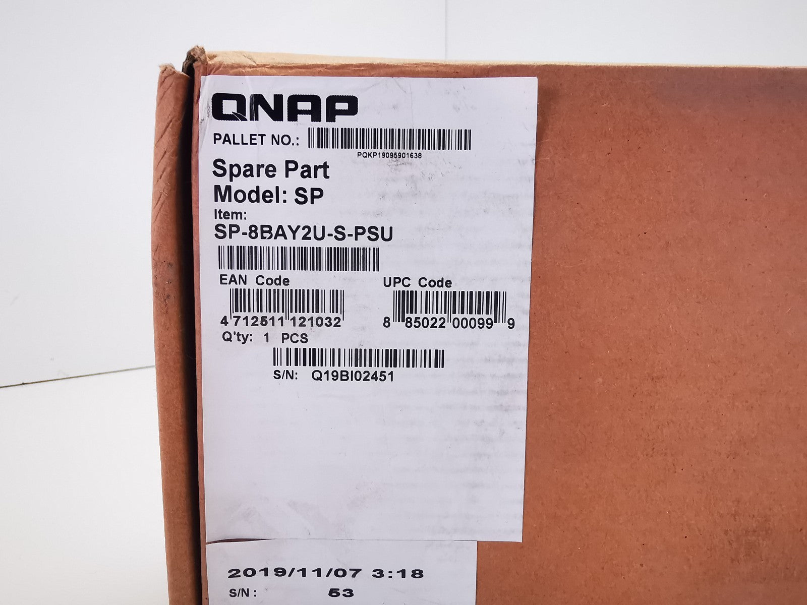 QNAP SP-8BAY2U-S-PSU 300W Power Supply - Boxed