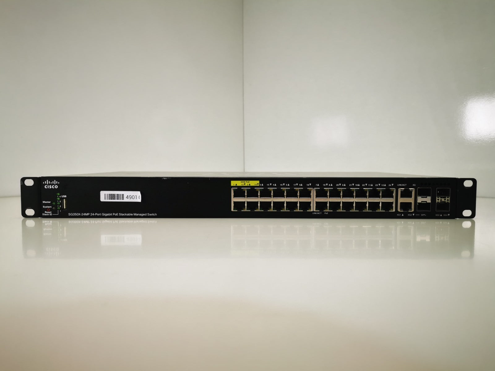 Cisco SG350X-24MP K9-V06 24 Port PoE Gigabyte Ethernet Switch - Rack Ears Inc