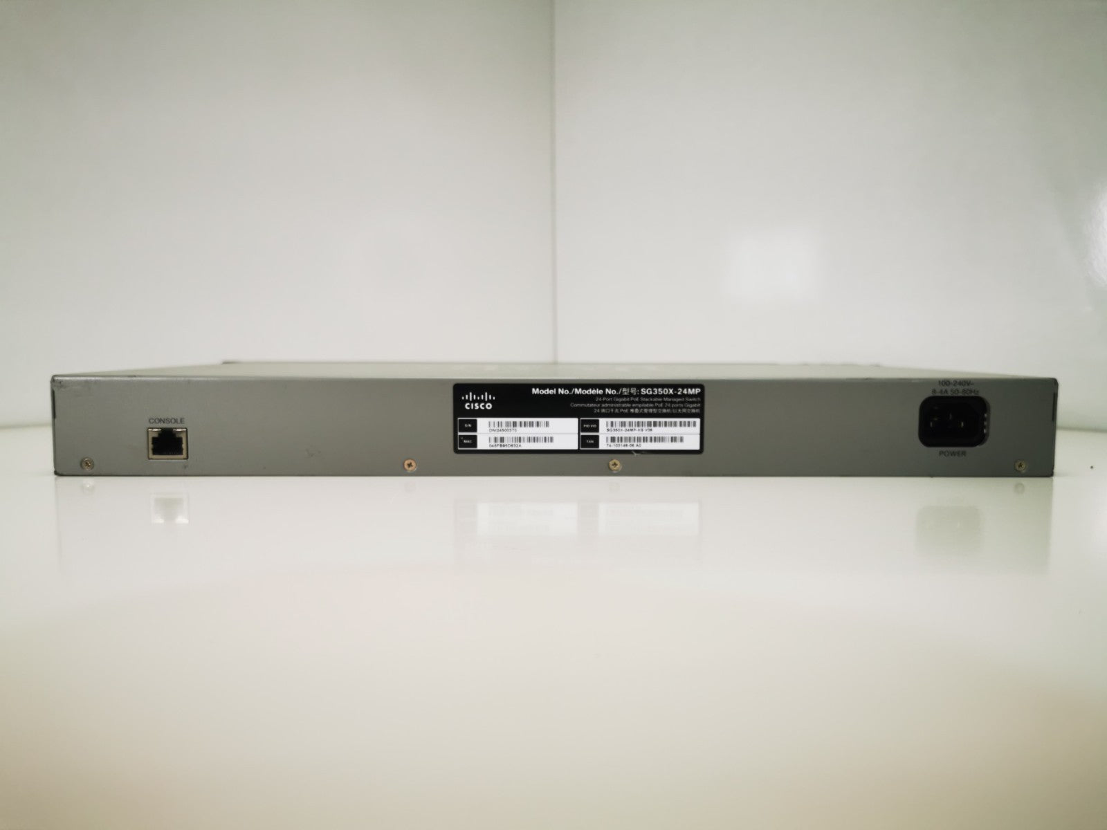 Cisco SG350X-24MP K9-V06 24 Port PoE Gigabyte Ethernet Switch - Rack Ears Inc