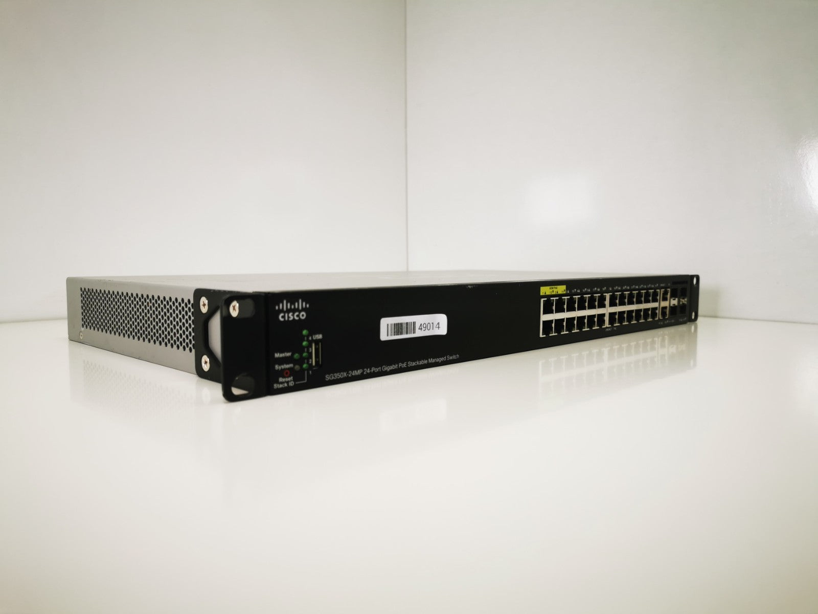 Cisco SG350X-24MP K9-V06 24 Port PoE Gigabyte Ethernet Switch - Rack Ears Inc