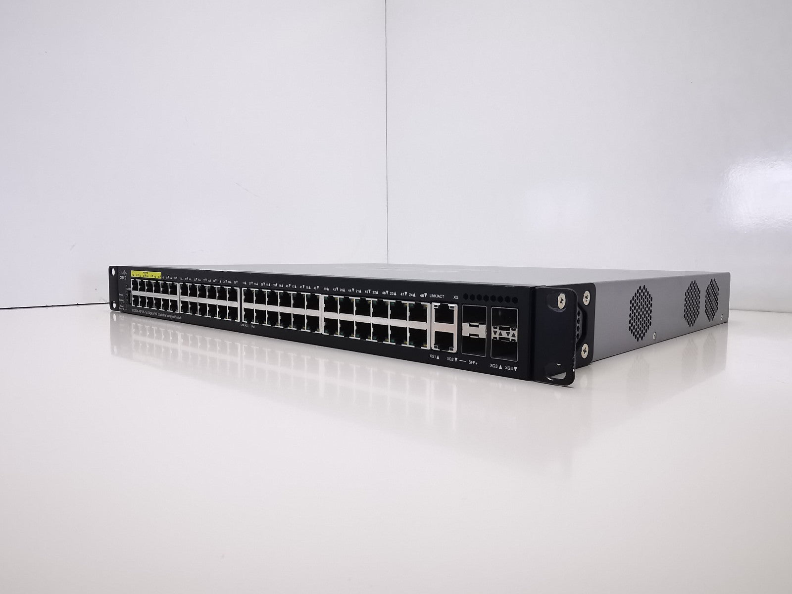 Cisco SG350X-48P Gigabit PoE Ethernet Rackmountable Switch - Rack Ears Inc