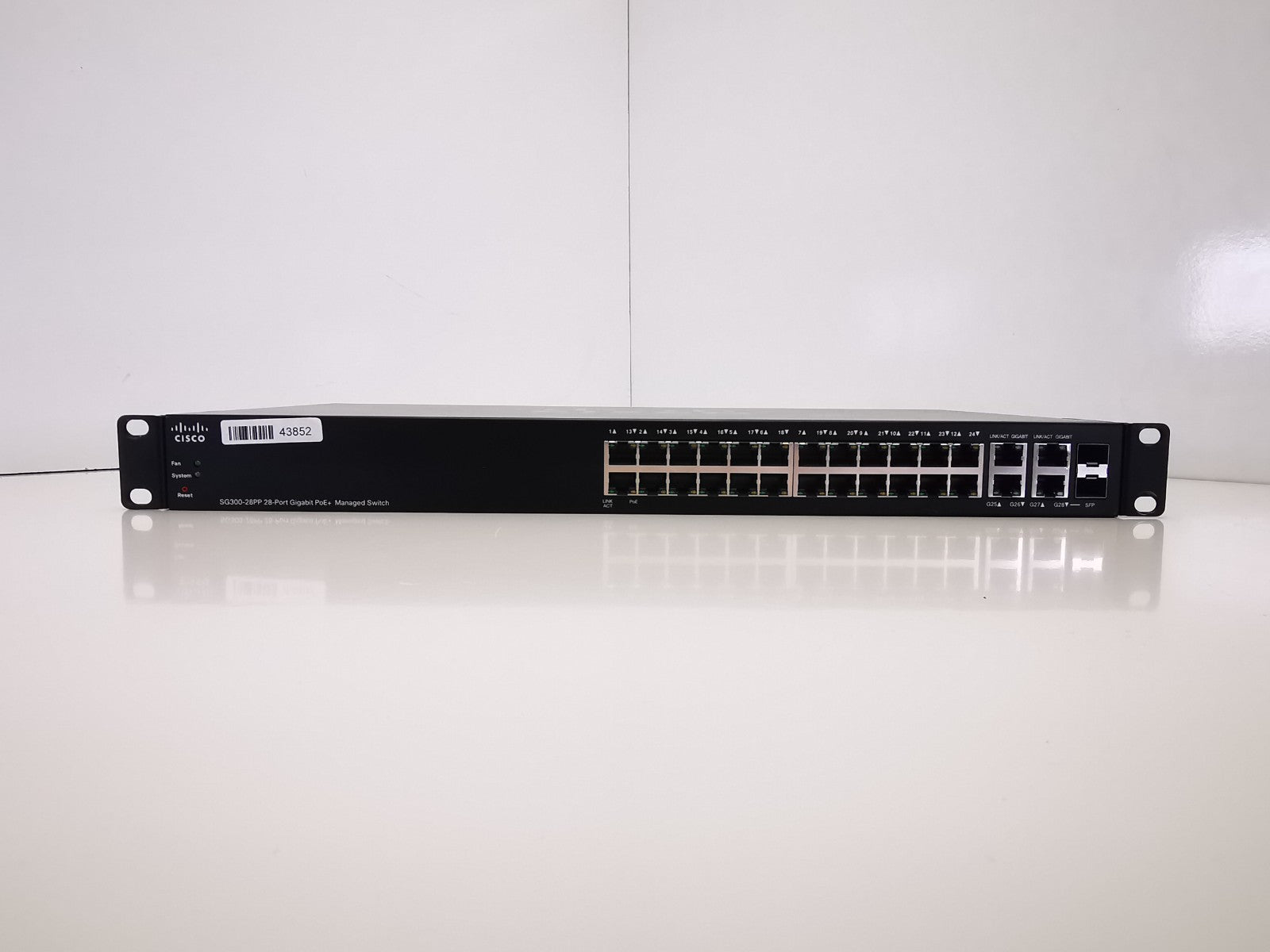 Cisco SG300-28PP 28 Port PoE Ethernet Switch - Rackmount Ears Inc