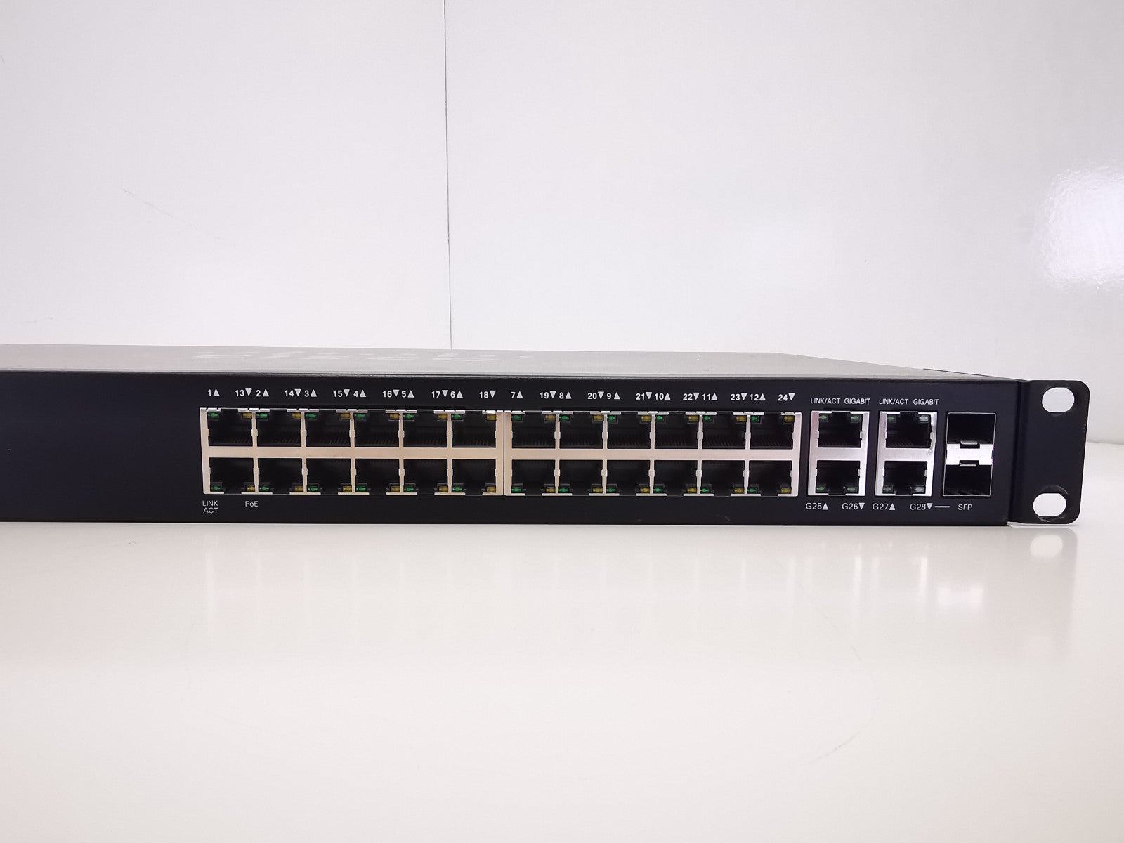 Cisco SG300-28PP 28 Port PoE Ethernet Switch - Rackmount Ears Inc