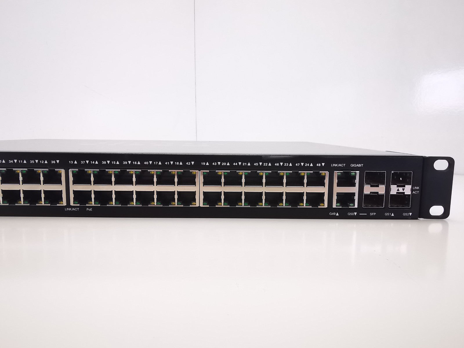 Cisco SG350-52P K9-V05 Gigabit PoE Ethernet Rackmountable Switch - Rack Ears Inc