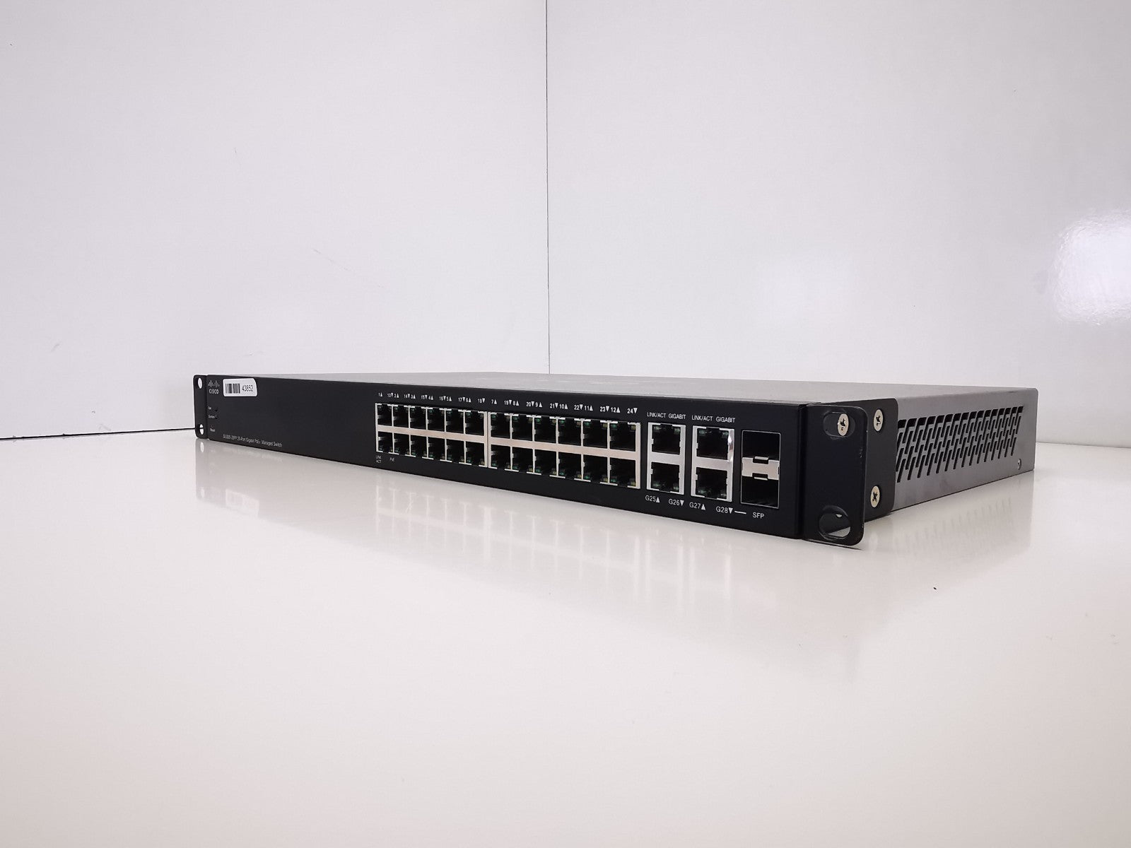 Cisco SG300-28PP 28 Port PoE Ethernet Switch - Rackmount Ears Inc