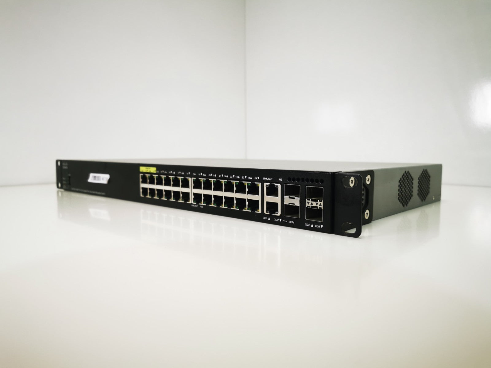 Cisco SG350X-24MP K9-V04 24 Port PoE Gigabyte Ethernet Switch - Rack Ears Inc