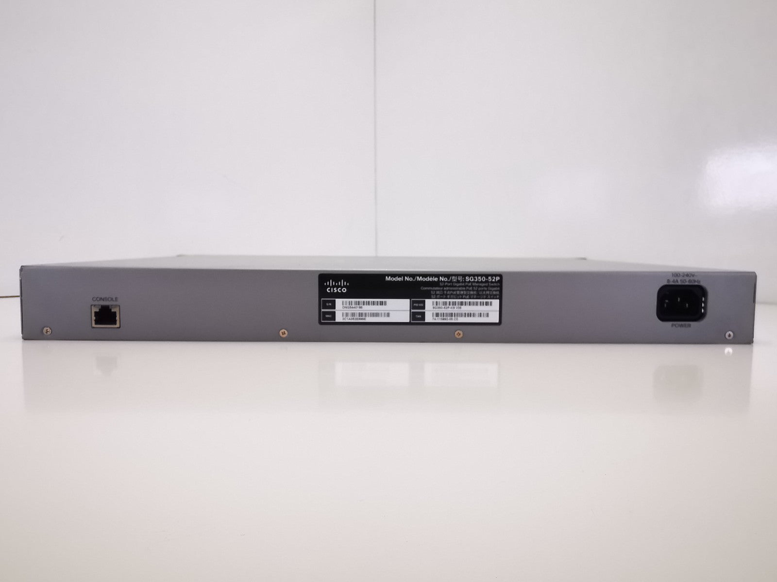 Cisco SG350-52P K9-V05 Gigabit PoE Ethernet Rackmountable Switch - Rack Ears Inc