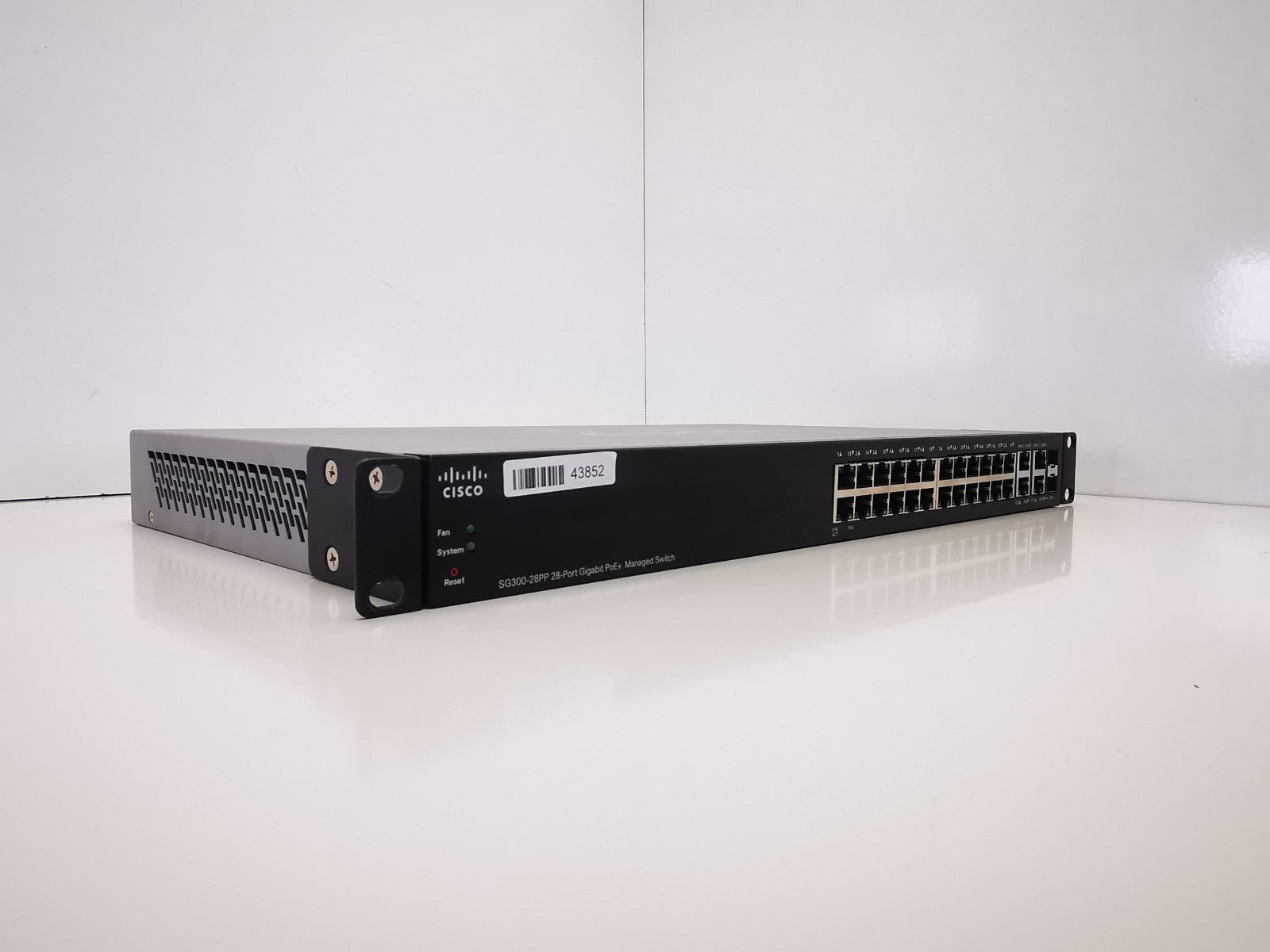 Cisco SG300-28PP 28 Port PoE Ethernet Switch - Rackmount Ears Inc
