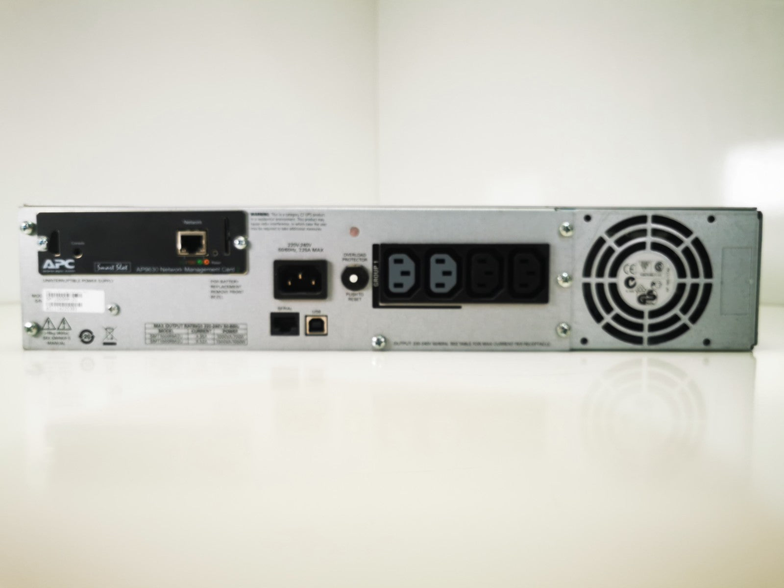 APC SMT1000RMI2U Rackmountable UPS - No Facia or Batteries included