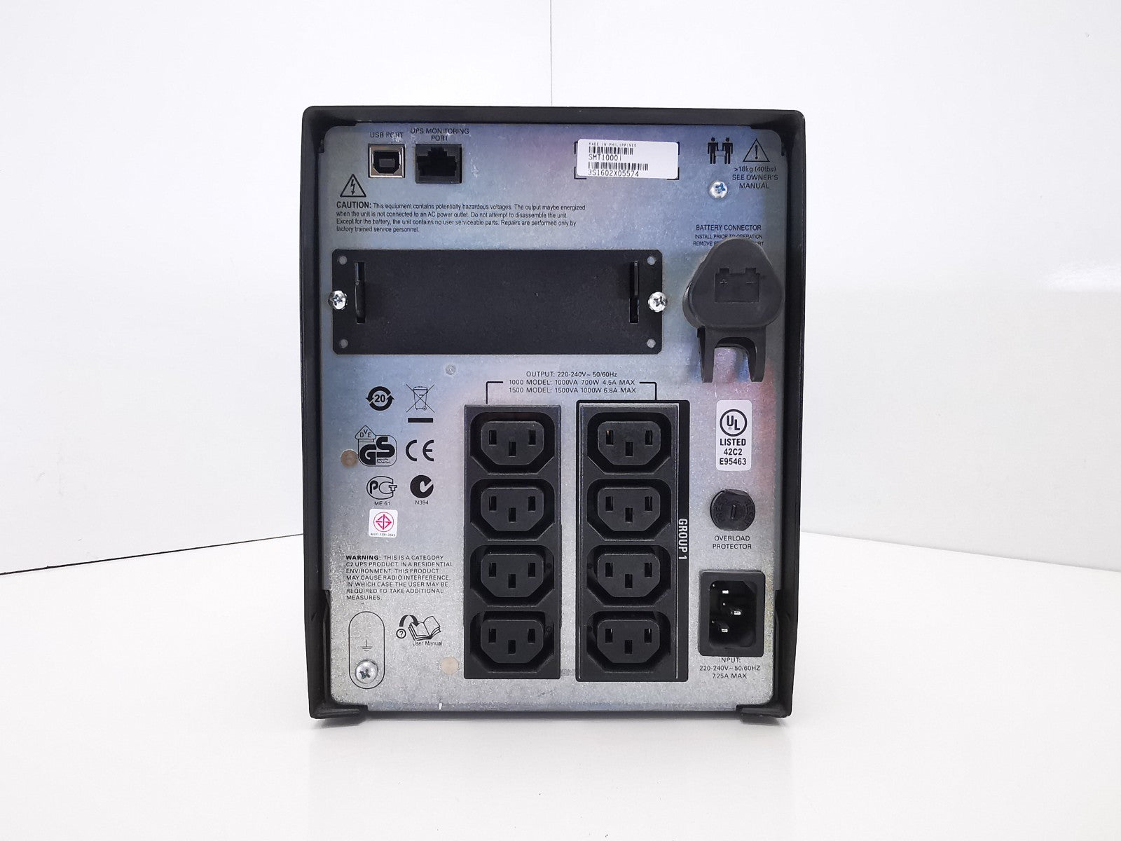 APC SMT1000i Floor Standing UPS - Batteries included