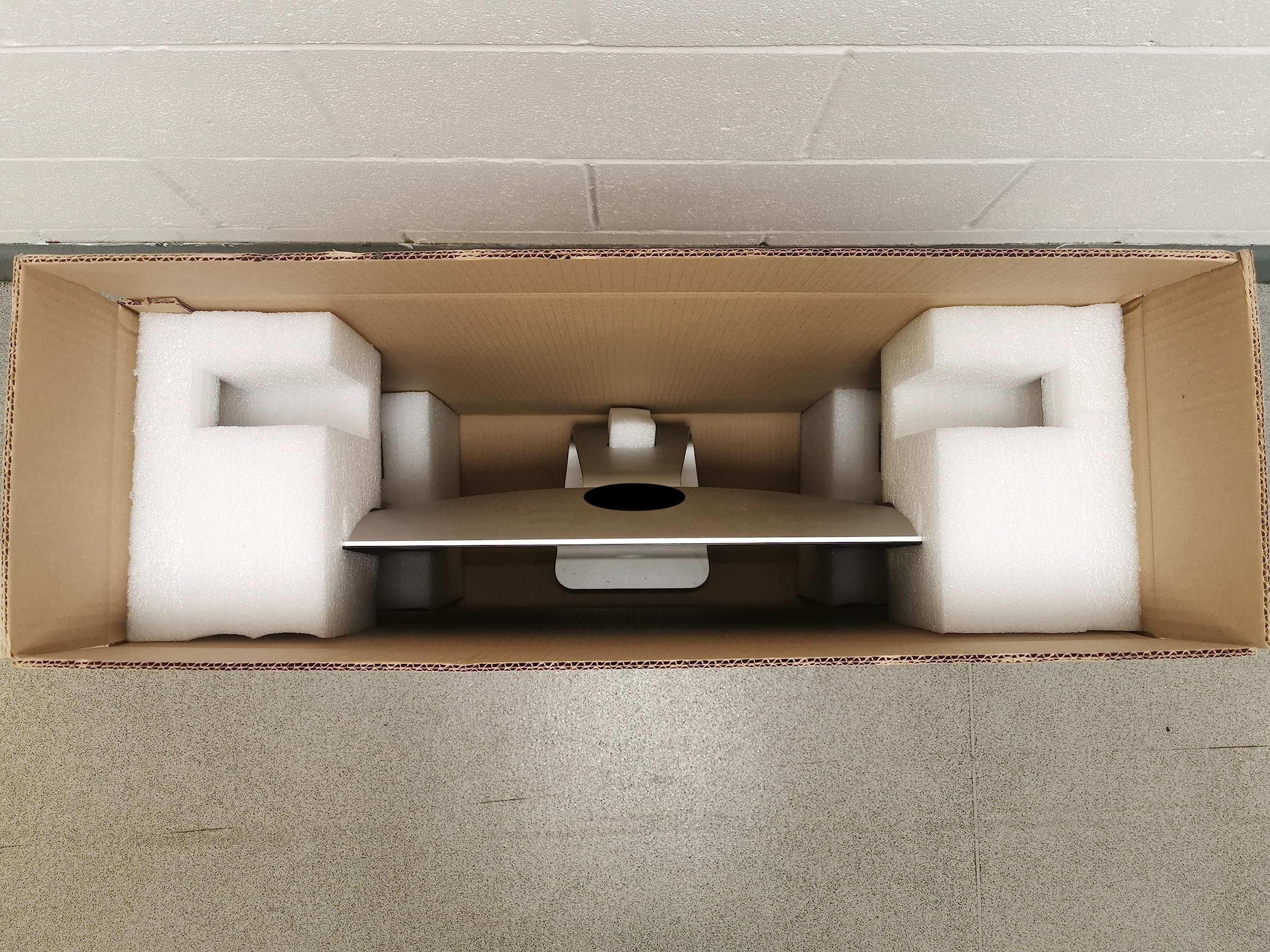iMac 27" heavy duty shipping box + Poly inserts - Brown Storage transport