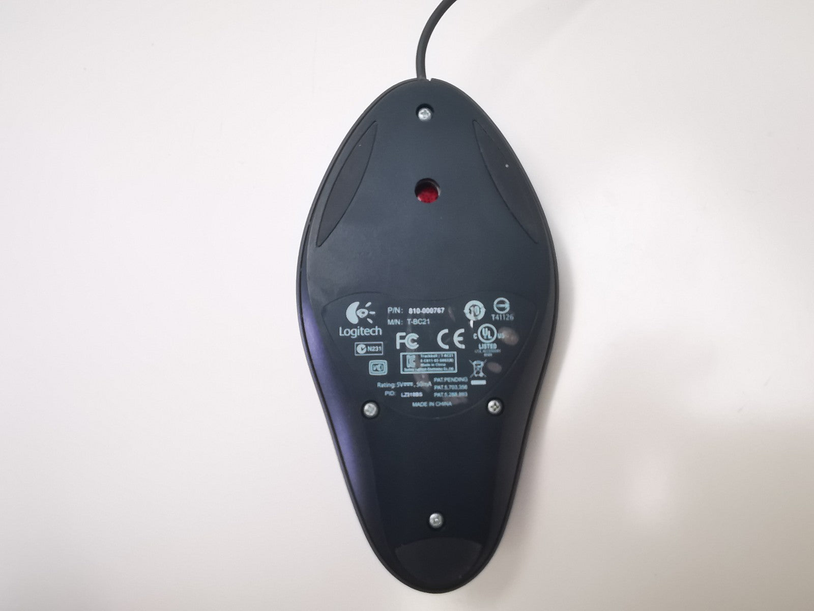Logitech T-BC21 Trackball Mouse - USB