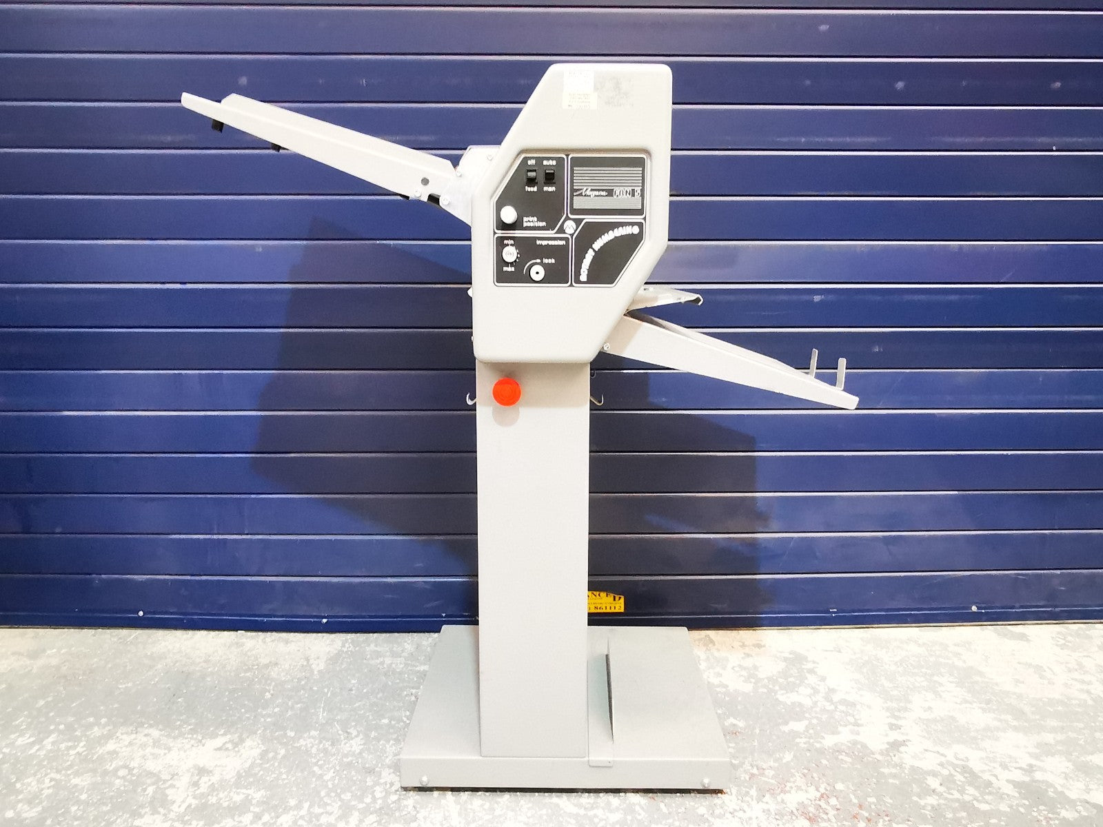 Morgana Rotary FRN5 - Numbering and Perforating Machine - READ DESC