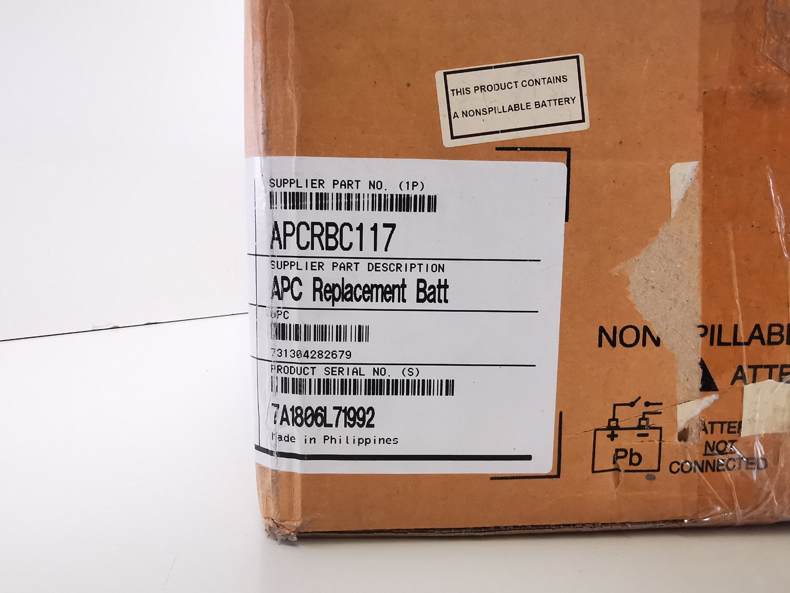 Genuine APC RBC117 Replacement Battery - BRAND NEW