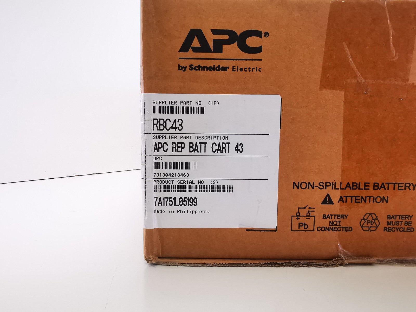 APC RBC43 Replacement Battery - BRAND NEW