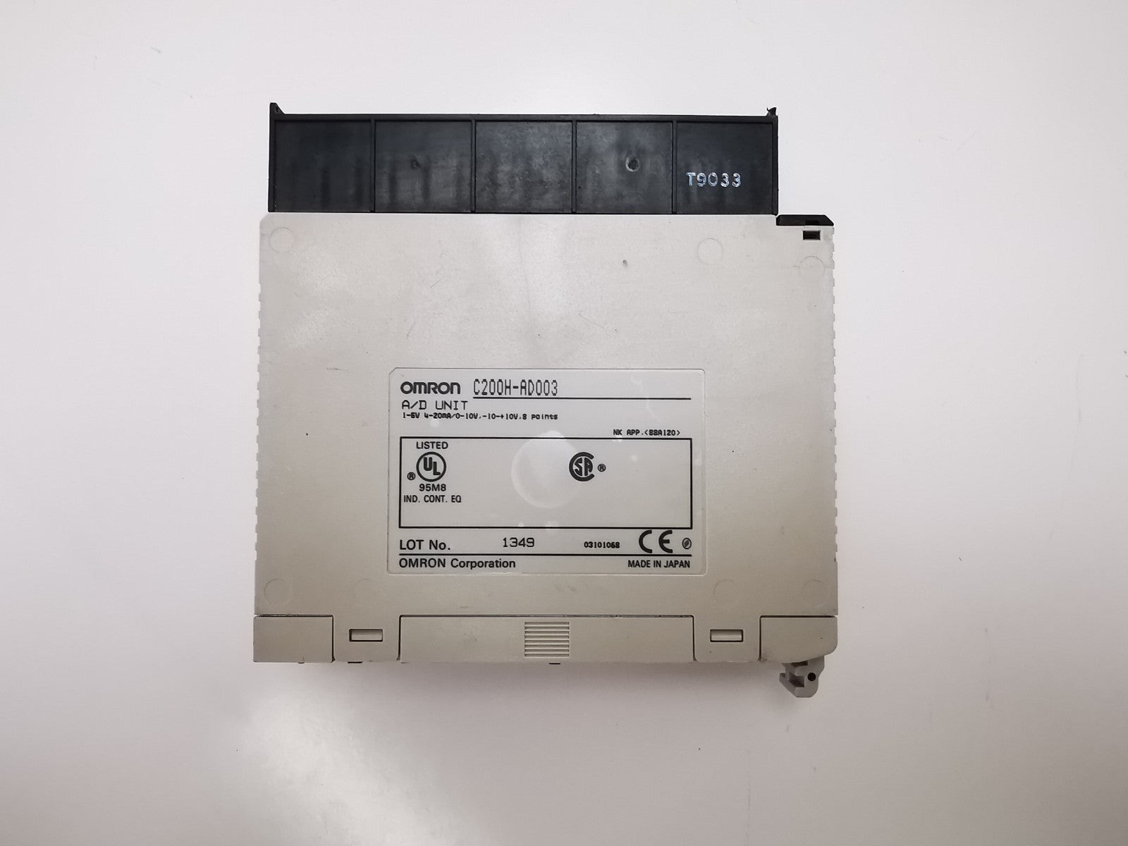 Omron C200H-AD003 Analog Input Unit - UNTESTED - READ DESC