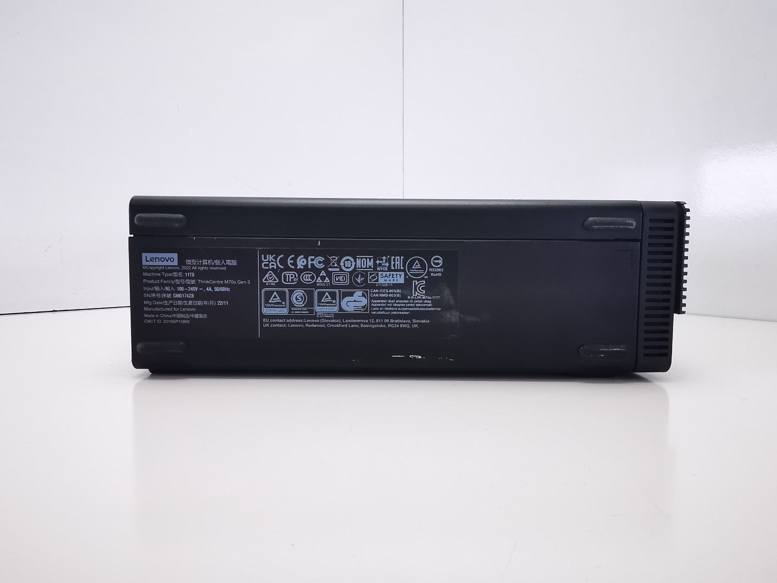 Lenovo	ThinkCentre M70s Gen 3 SFF PC - 12th Gen i5/8GB RAM/256GB SSD/Win 11 Pro