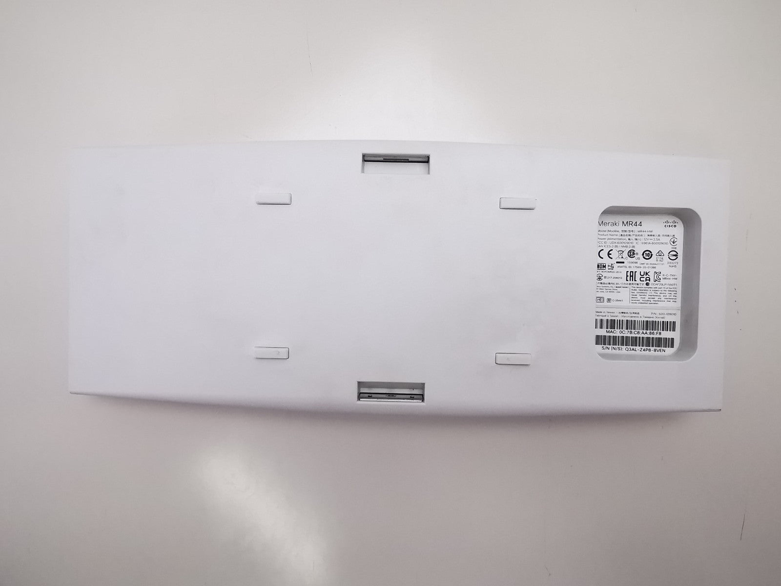Cisco Meraki MR44 Wireless Access Point - Unclaimed - PoE Faulty - No Mount