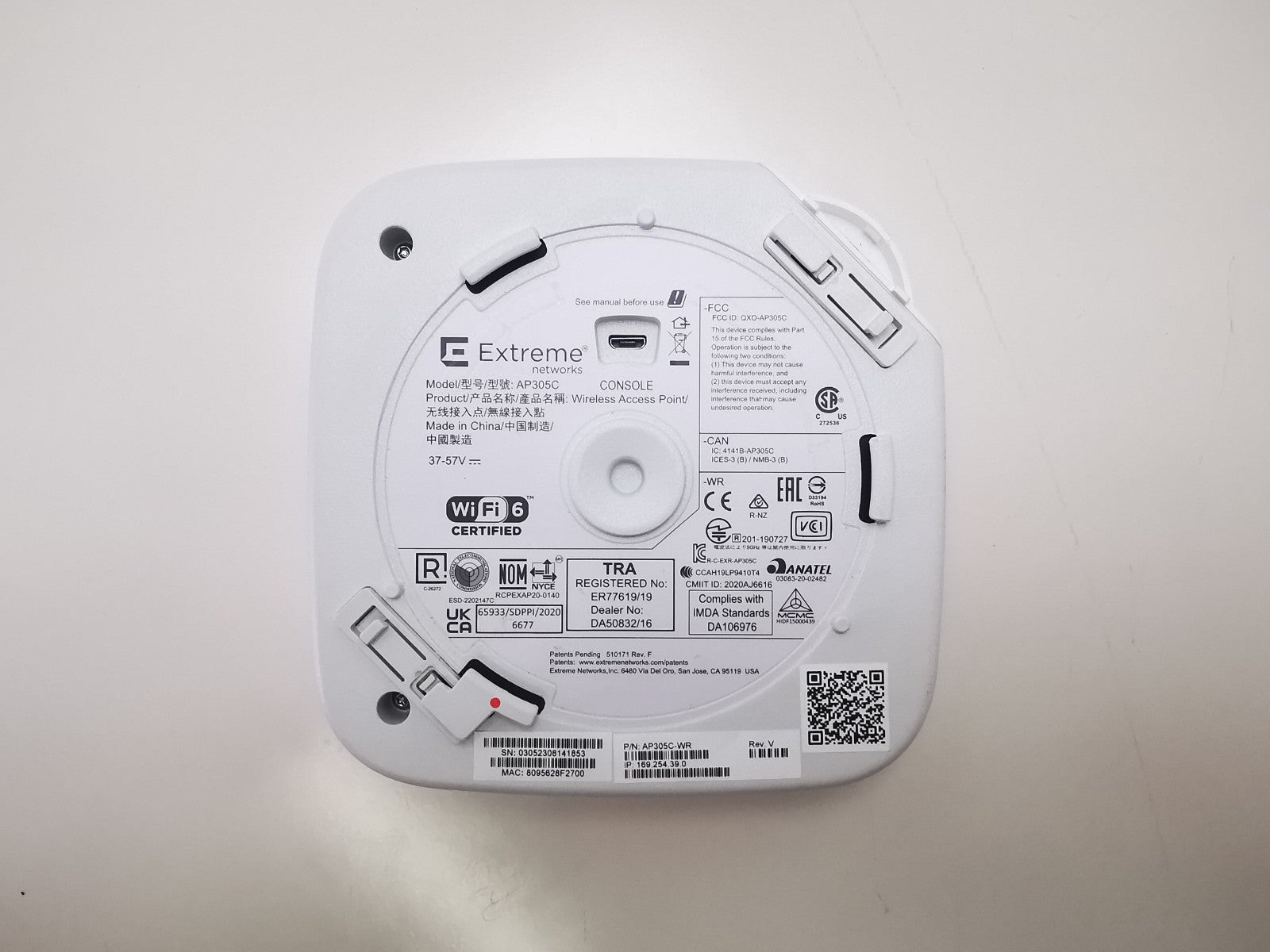 Extreme Networks AP305C WR Wireless Access Point