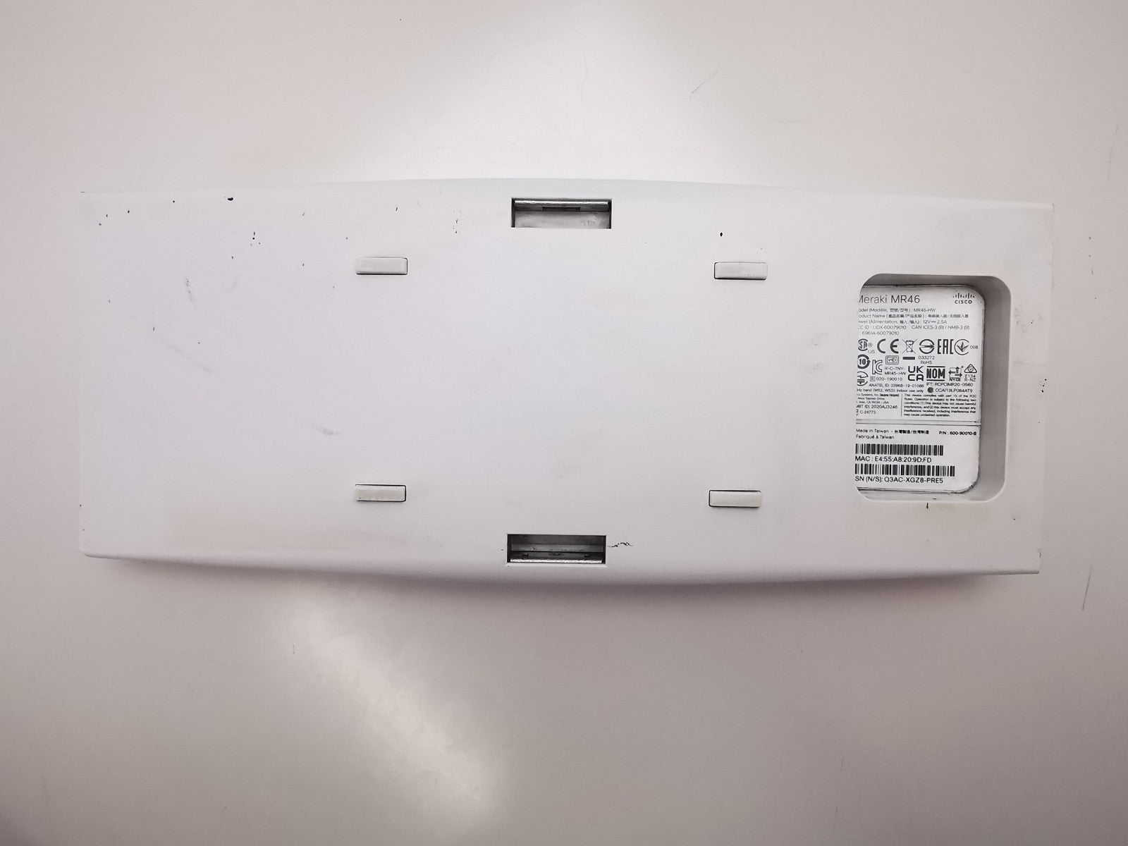 Cisco Meraki MR46 Wireless Access Point - Unclaimed / NO MOUNTING BRACKET