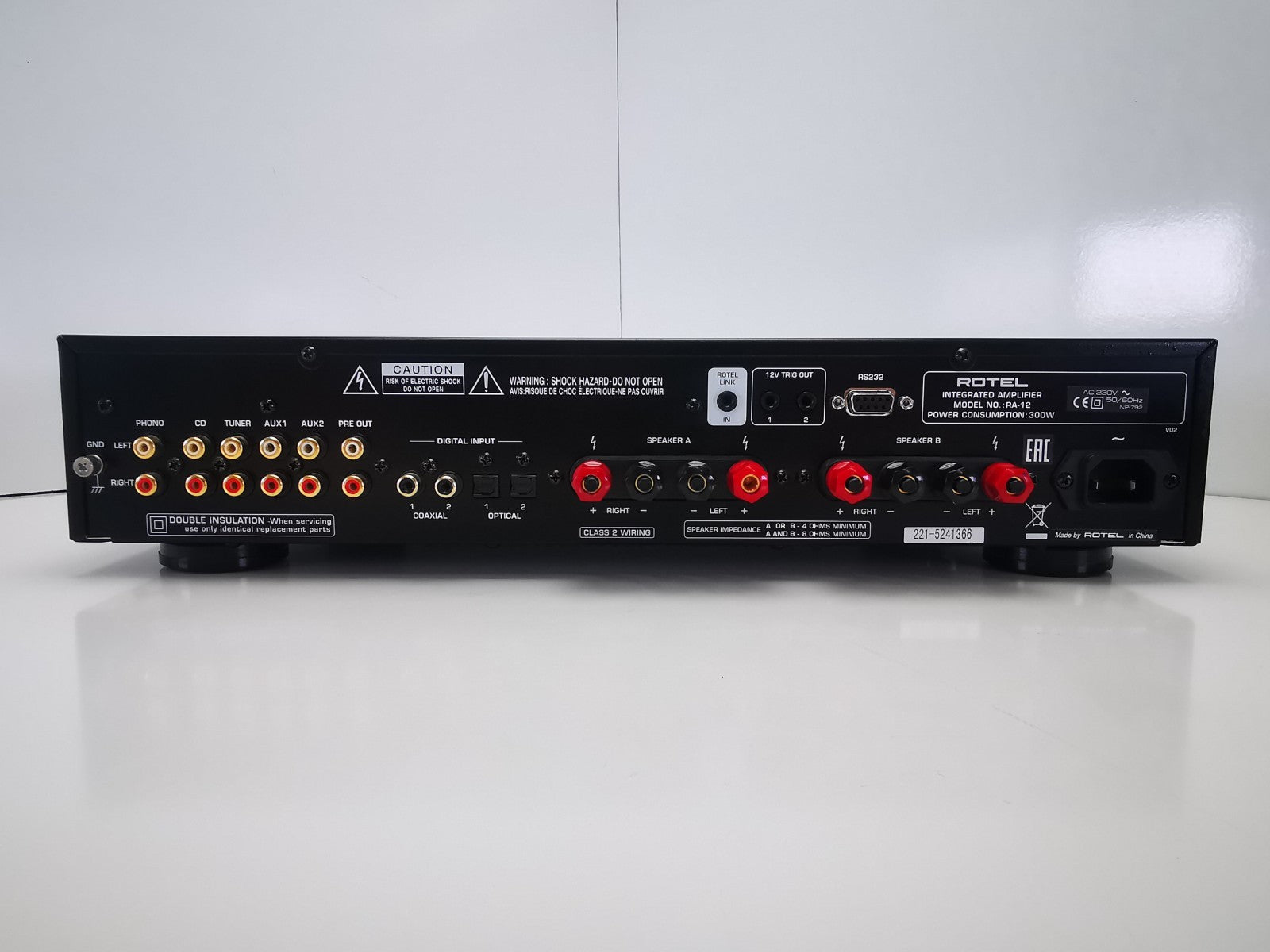 Rotel RA-12 8 Channel Stereo Amplifier