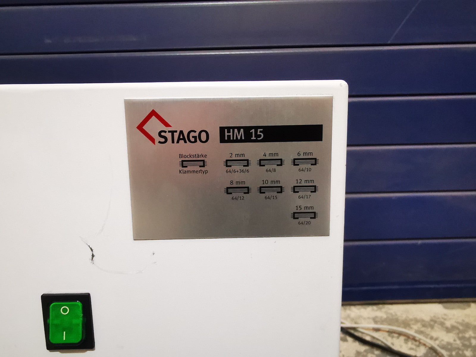 Stago HM15 Industrial Stapler - Foot Pedal Operated - READ DESCRIPTION