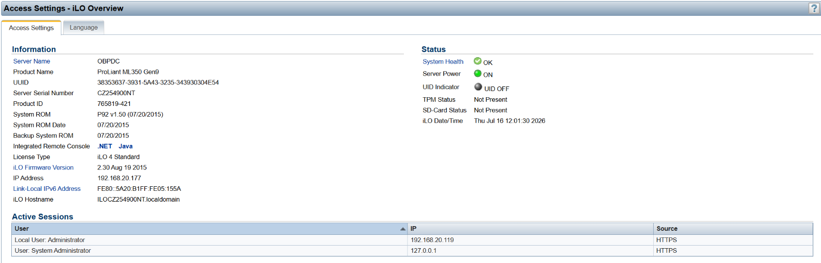 HP Proliant ML350 Gen9 Desktop Server - Xeon E5-2609 V3/8GB RAM - NO HDDS INC