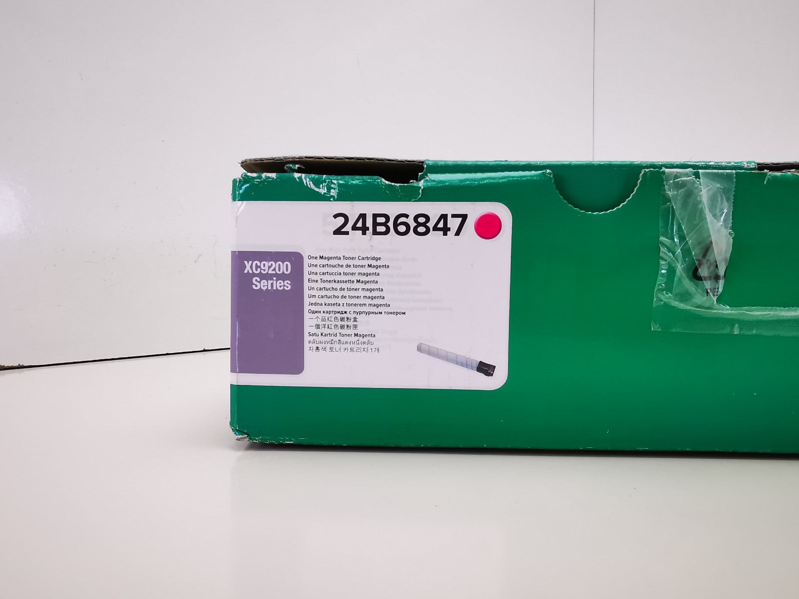 Genuine Lexmark 24B6847 Magenta Toner Cartridge - NEW OPEN BOX