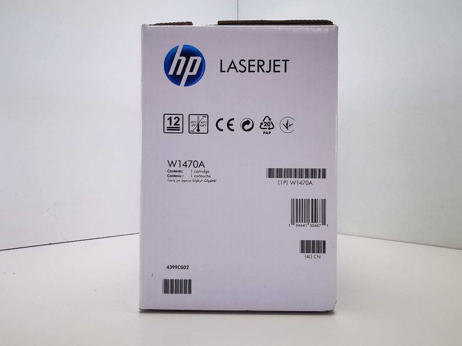 Genuine HP W1470A Black Print Cartridge - BRAND NEW