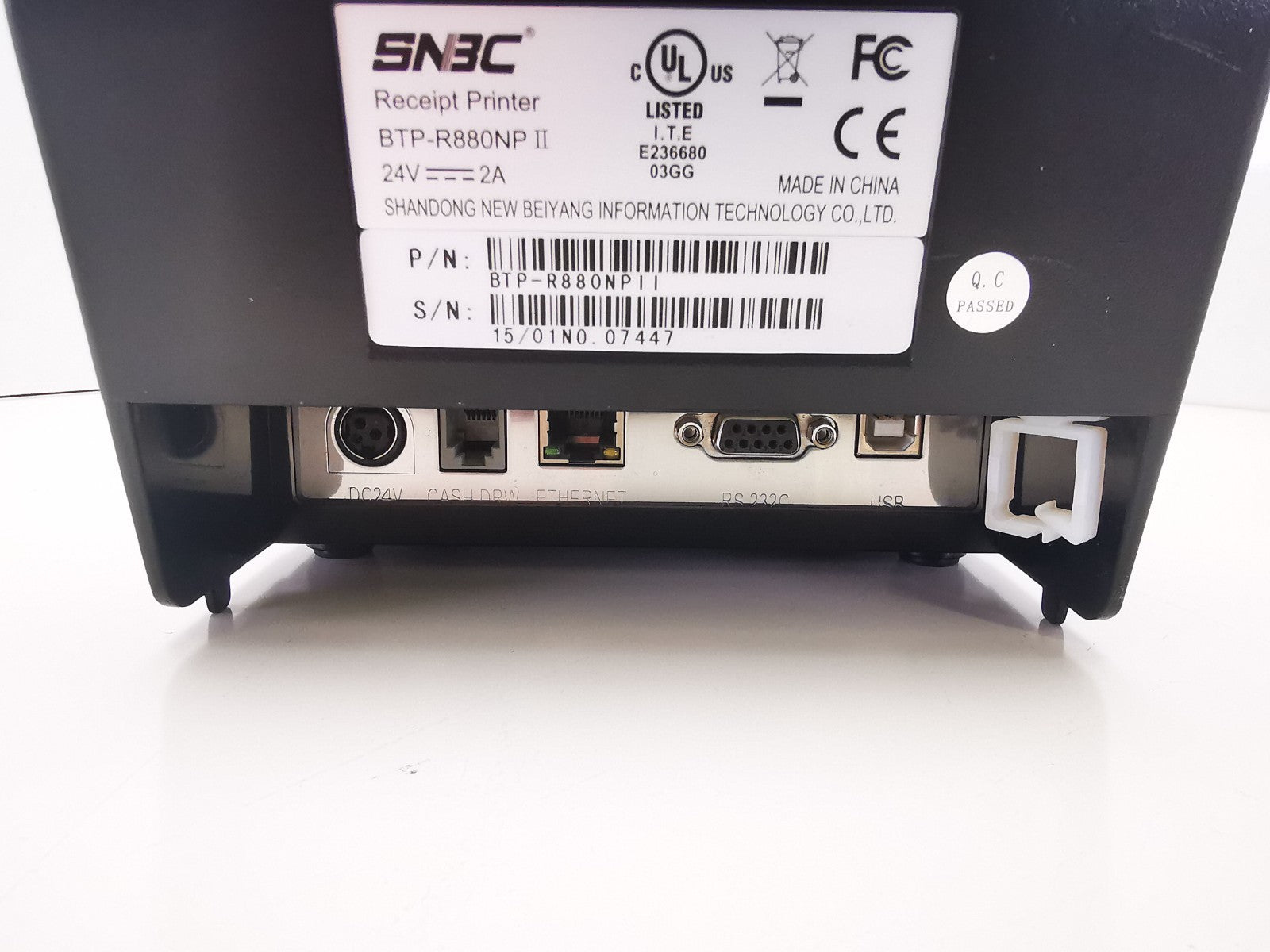 SNBC BTP-R880NPII-A Mono Thermal Receipt Printer - USB/Serial/Ethernet - PSU Inc