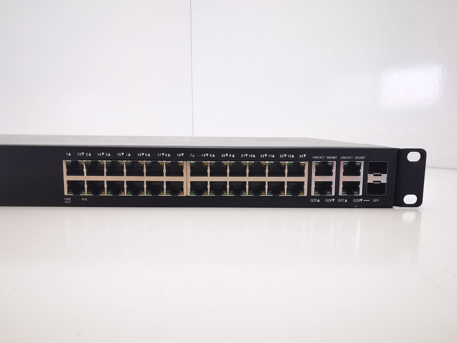 Cisco SG300-28PP 28 Port PoE Ethernet Switch - Rackmount Ears Inc
