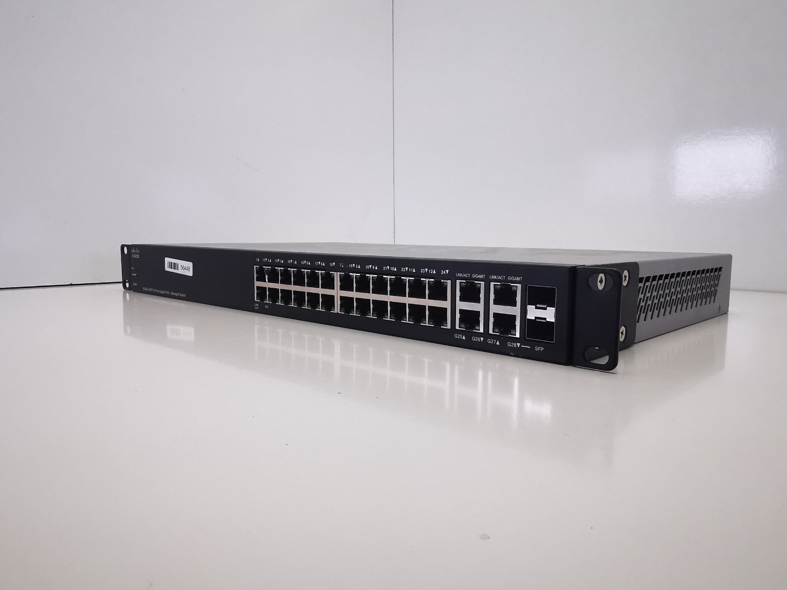 Cisco SG300-28PP 28 Port PoE Ethernet Switch - Rackmount Ears Inc
