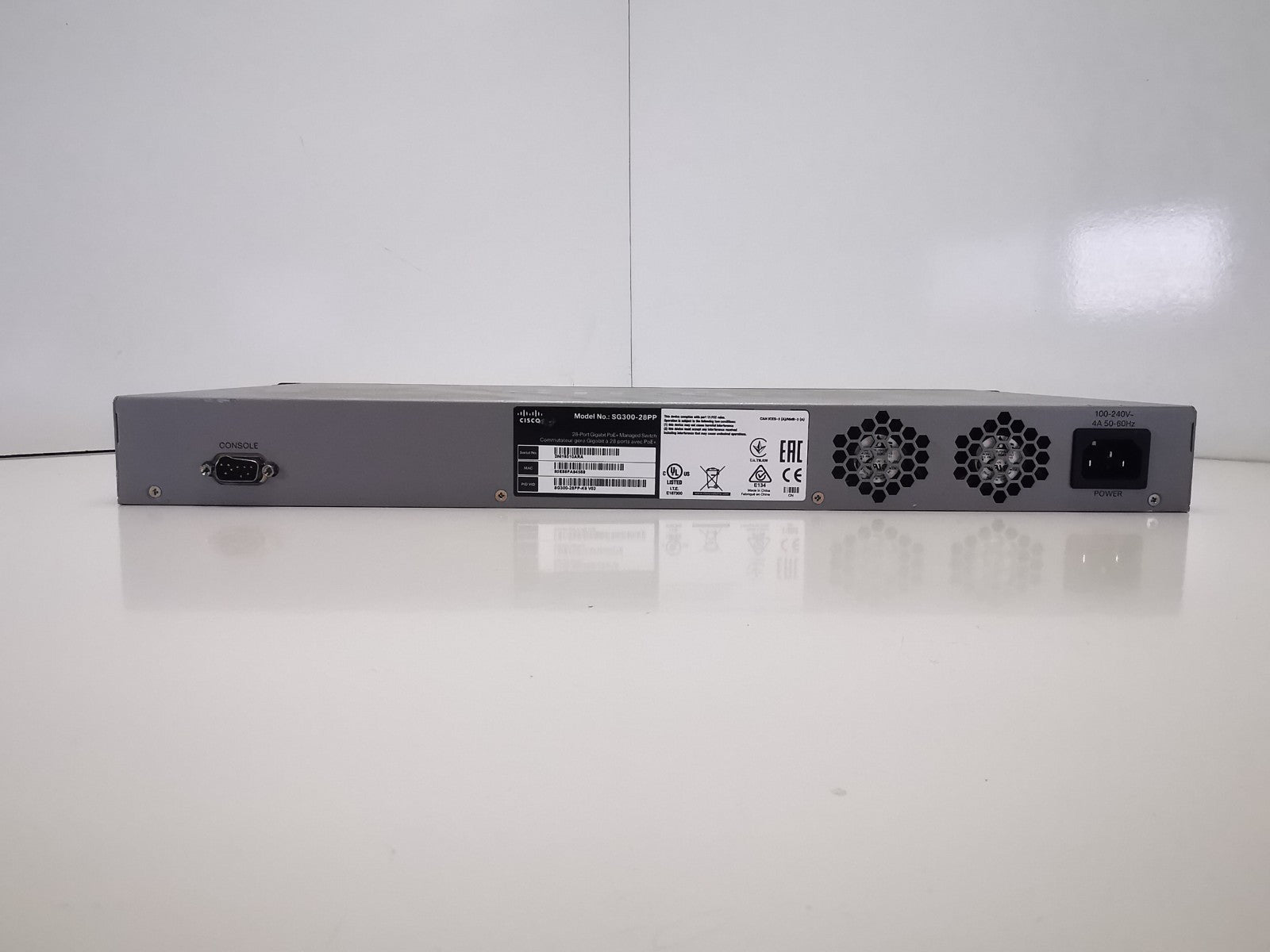 Cisco SG300-28PP 28 Port PoE Ethernet Switch - Rackmount Ears Inc