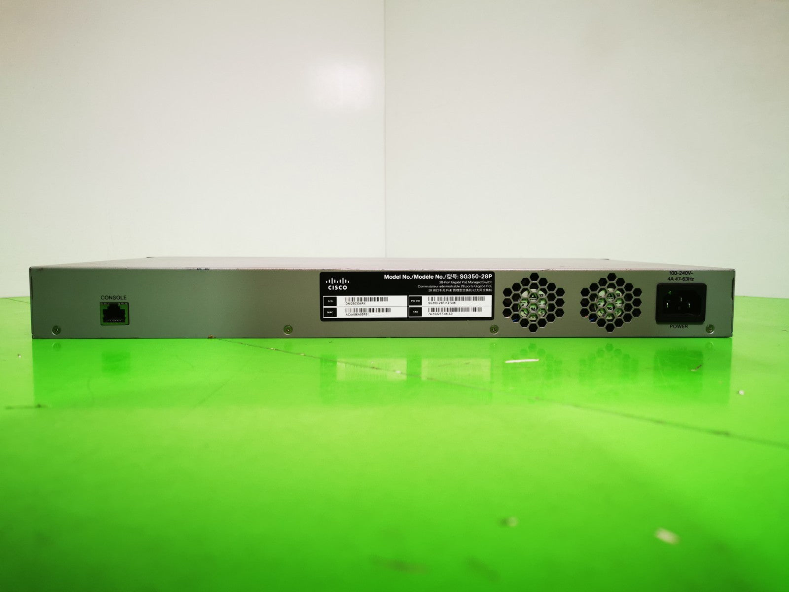 Cisco SG350-28P 28 Port PoE Switch - Rack Mount Ears Included