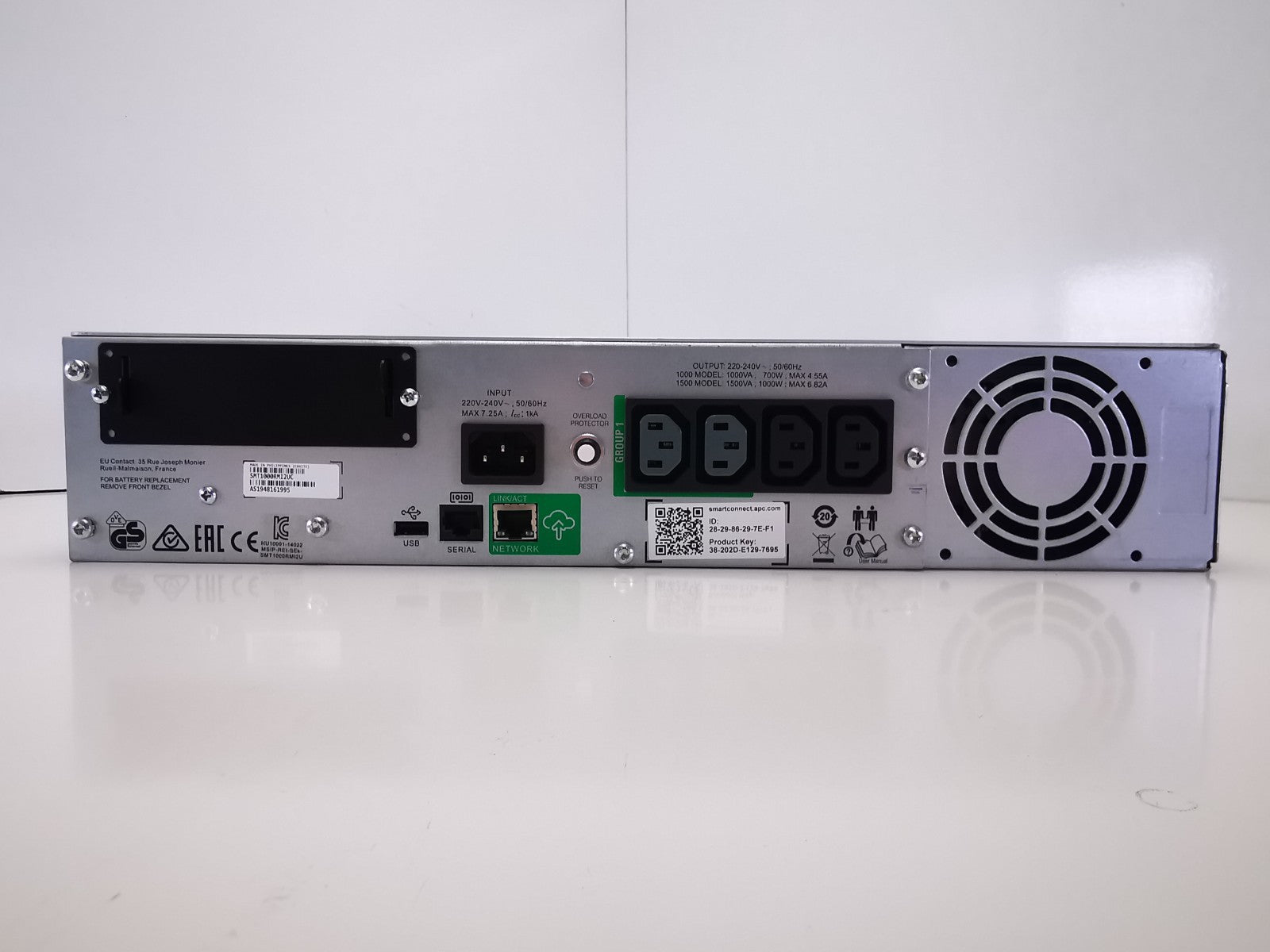 APC SMT1000RMI2UC Rackmountable UPS - Batteries Not Included