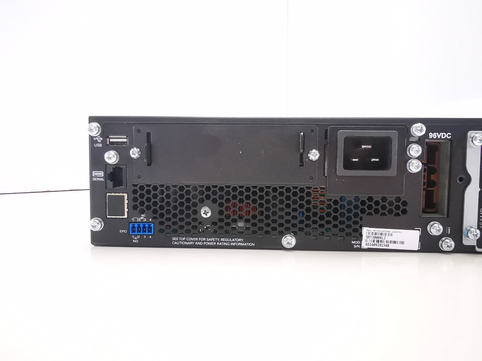 APC SRT3000XLI Rack Mounted UPS - No Batteries/Rack Mounts Included