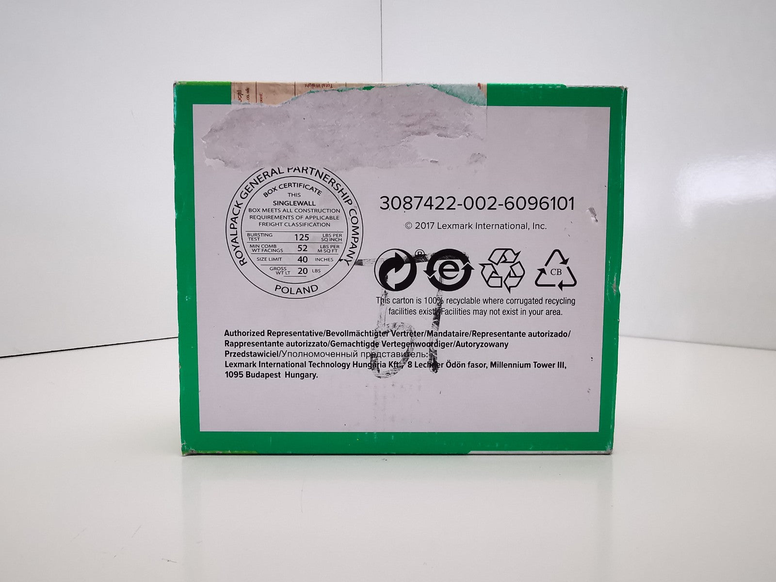 Lexmark Unison Cyan Laser Toner Cartridge 24B6516 for Lexmark C4150