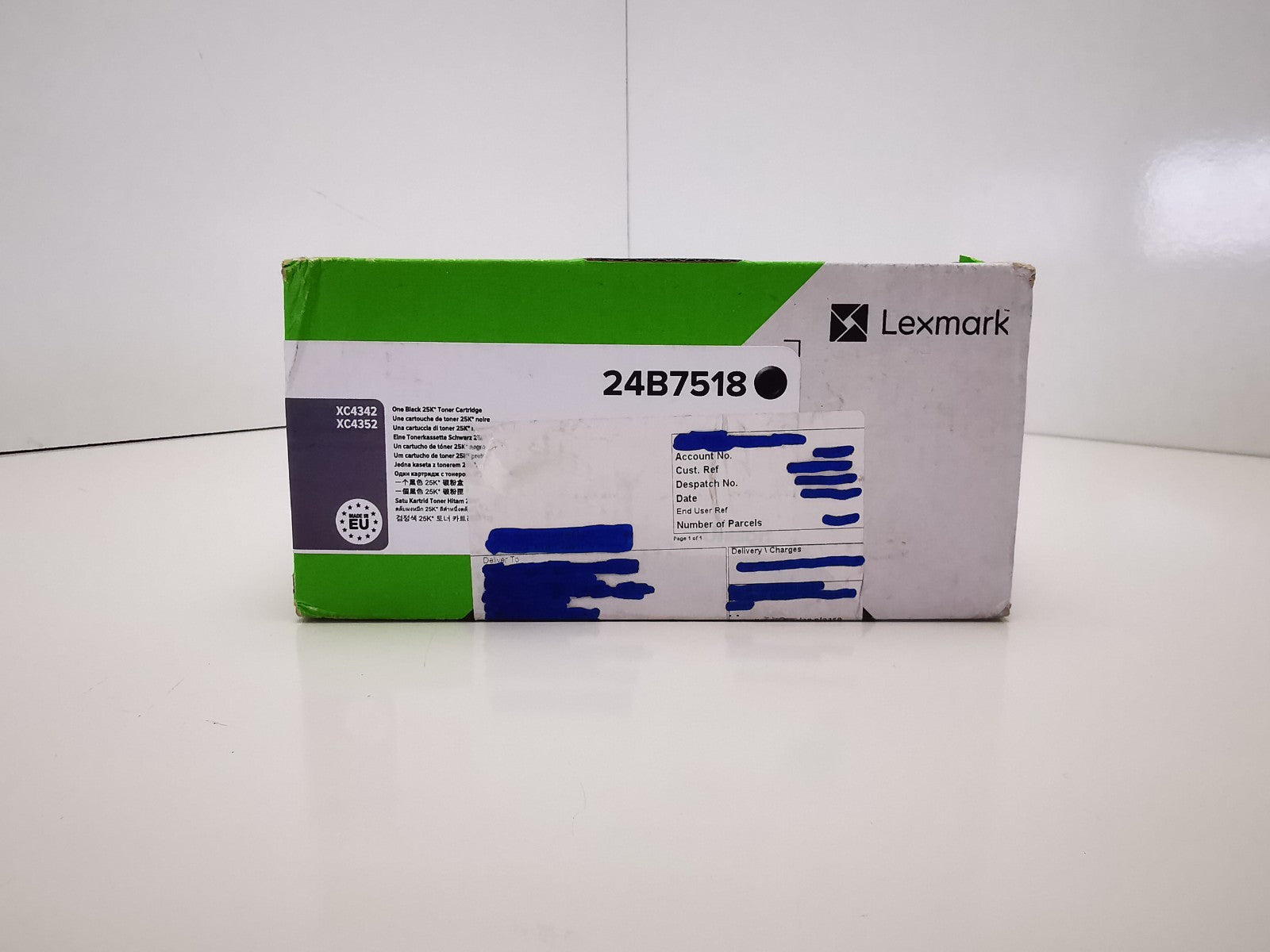 Lexmark 24B7518 Black Genuine Laser Toner Cartridge for XC4342 XC4352 NEW