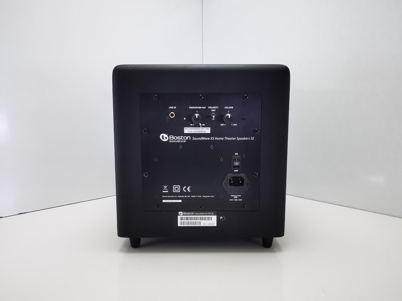 Boston Acoustics SoundWare XS SE 5.1 Subwoofer - No Speakers Included