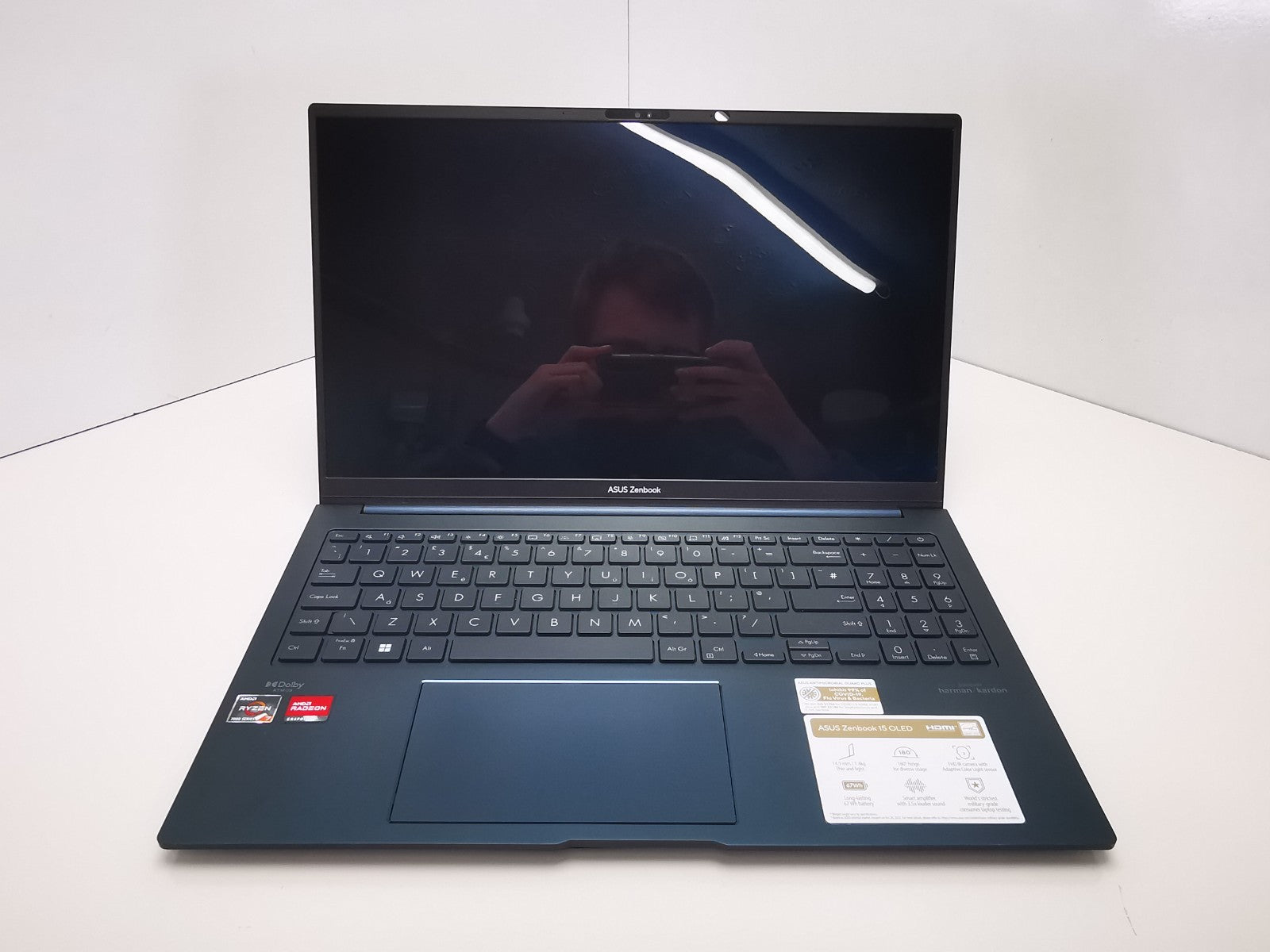 Asus Zenbook 15 15.6" Laptop - Ryzen 7 / 16GB RAM / 500GB NVMe / Windows 11 Pro