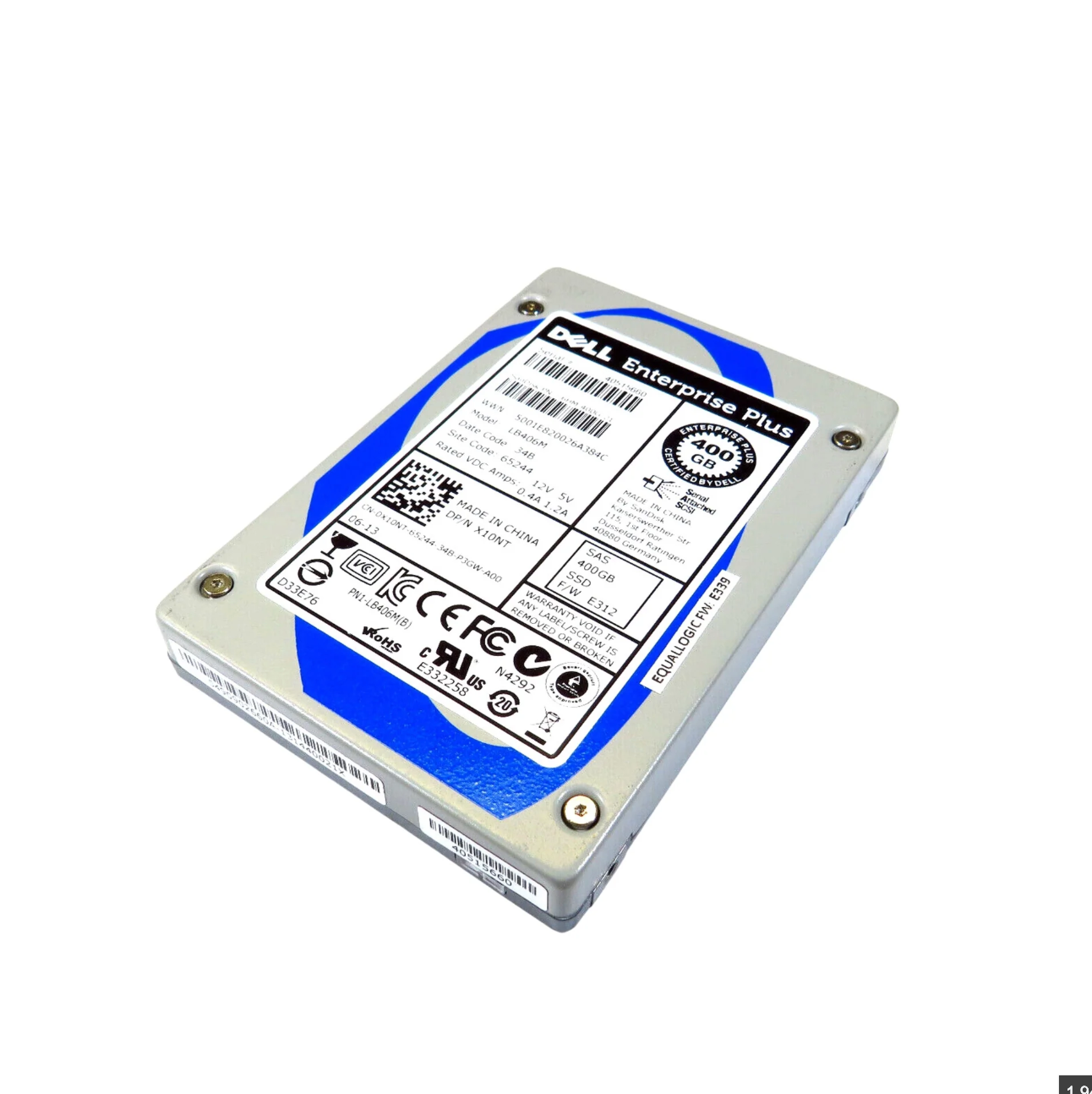Dell SanDisk LB406M 400GB SAS 6Gb/s 2.5“ SSD 0X10NT - Server Enterprise HDD